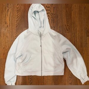 Lulu lemon Baby Blue Scuba Zip-up